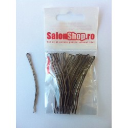 Salonshop- Agrafe maro curbate 7cm, 20buc